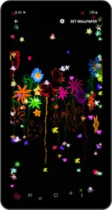 Abstract flowers wallpaper liv screenshot 13