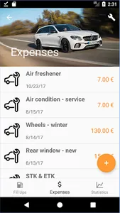 FuelGuardian-Fuel and expenses screenshot 2