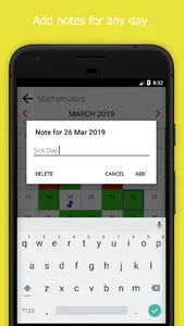 Attendance Register (students/ screenshot 6