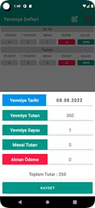 Yevmiye Defteri Usta screenshot 1