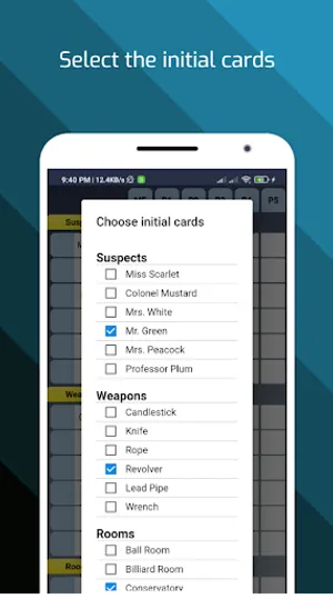 Clue Pad (Cluedo Notes) screenshot 3