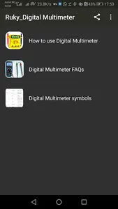 Digital Multimeter Usage Guide screenshot 0