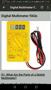 Digital Multimeter Usage Guide screenshot 4