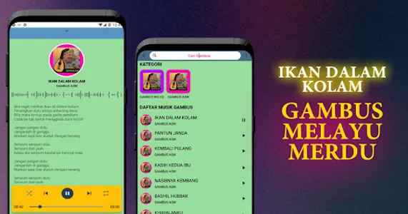 Gambus Ikan Dalam Kolam Lirik screenshot 7