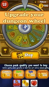 Dungeon Wheel - Roguelike RPG screenshot 1