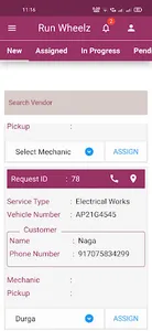 RunWheelz Vendor screenshot 2
