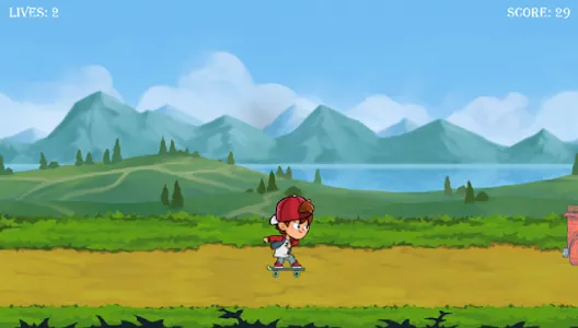 Rural Skater Game screenshot 1