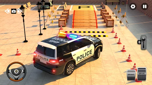 Police Prado Car Parking Games screenshot 0