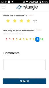 Rytangle Survey App screenshot 0