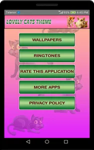 Lovely Cats Theme screenshot 1