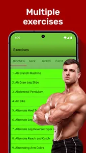 Bodybuilding & Gym Workout App screenshot 25