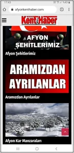Afyon Kent Haber screenshot 1