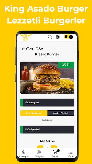 King Asado Burger screenshot 2