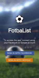 FotbaList screenshot 1