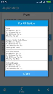 Jaipur Metro Timetable screenshot 5