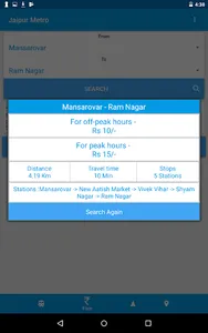 Jaipur Metro Timetable screenshot 9