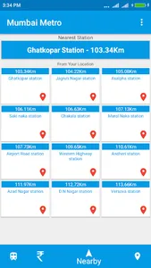 Mumbai Metro Timetable screenshot 5