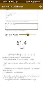 TP Calculator screenshot 1
