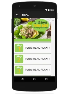 3 DAYS TUNA DIET screenshot 1