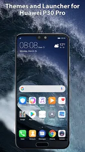 Theme launcher for Huawei p30 screenshot 4