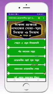 নামাজের প্রয়োজনীয় দোয়া ও সূরা screenshot 0