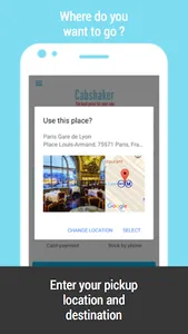 Bebop : Cabs and ridesharing a screenshot 1