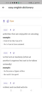 Easy English Dictionary screenshot 2