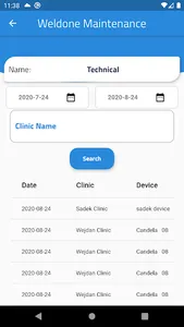 Weldon Maintenance screenshot 1