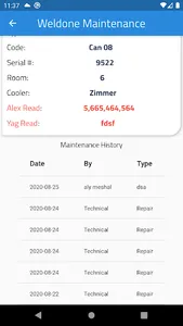Weldon Maintenance screenshot 3