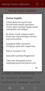 Kasb tanlash screenshot 7