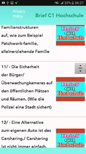 Brief schreiben C1 Hochschule screenshot 3