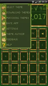 SCalc theme Bamboo screenshot 1