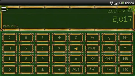 SCalc theme Bamboo screenshot 3