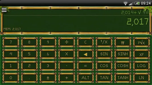 SCalc theme Bamboo screenshot 4