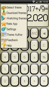 SCalc theme Jelly Pearl screenshot 1