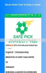 safe pick football tips-017 screenshot 10