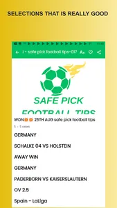 safe pick football tips-017 screenshot 4