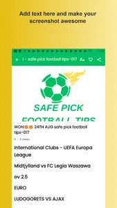 safe pick football tips-017 screenshot 5