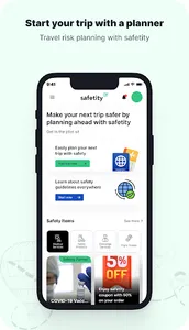 Safetity Travel Planner screenshot 0