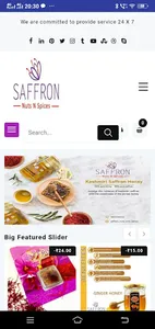 SAFFRON Nuts N Spices screenshot 0