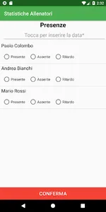 Statistiche Allenatori screenshot 5