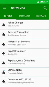 SafMPesa Gharama - Calculator screenshot 1