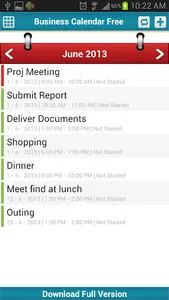 Business Calendar - Event Todo screenshot 3