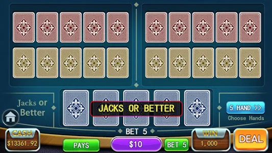 Video Poker Games - Multi Hand screenshot 15