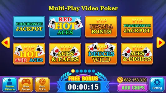 Video Poker Games - Multi Hand screenshot 2