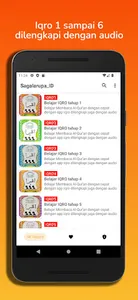 Belajar IQRO' 1-6 + Audio screenshot 0