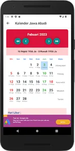 Kalender jawa abadi Indonesia screenshot 0