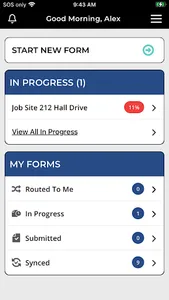 Sage eForms Phone screenshot 1
