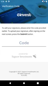 Sagicor eInvest Signature screenshot 1