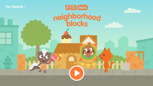 Sago Mini Neighborhood Blocks screenshot 0